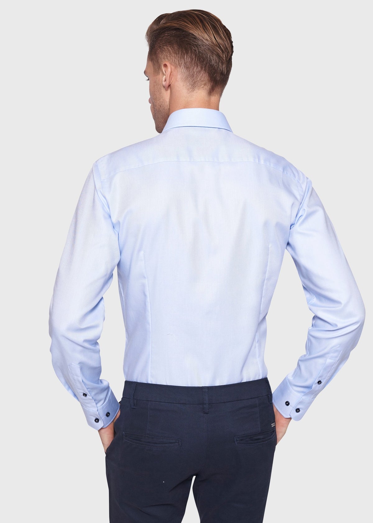 BS Huber Slim Fit Shirt - Light Blue