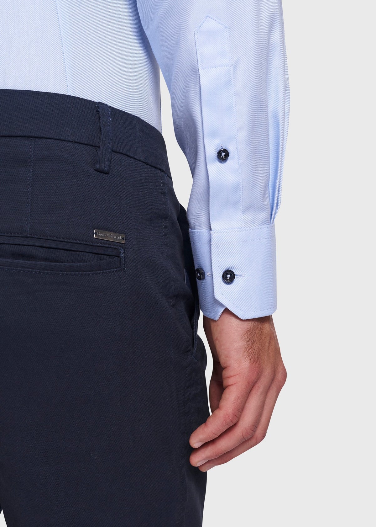BS Huber Slim Fit Shirt - Light Blue