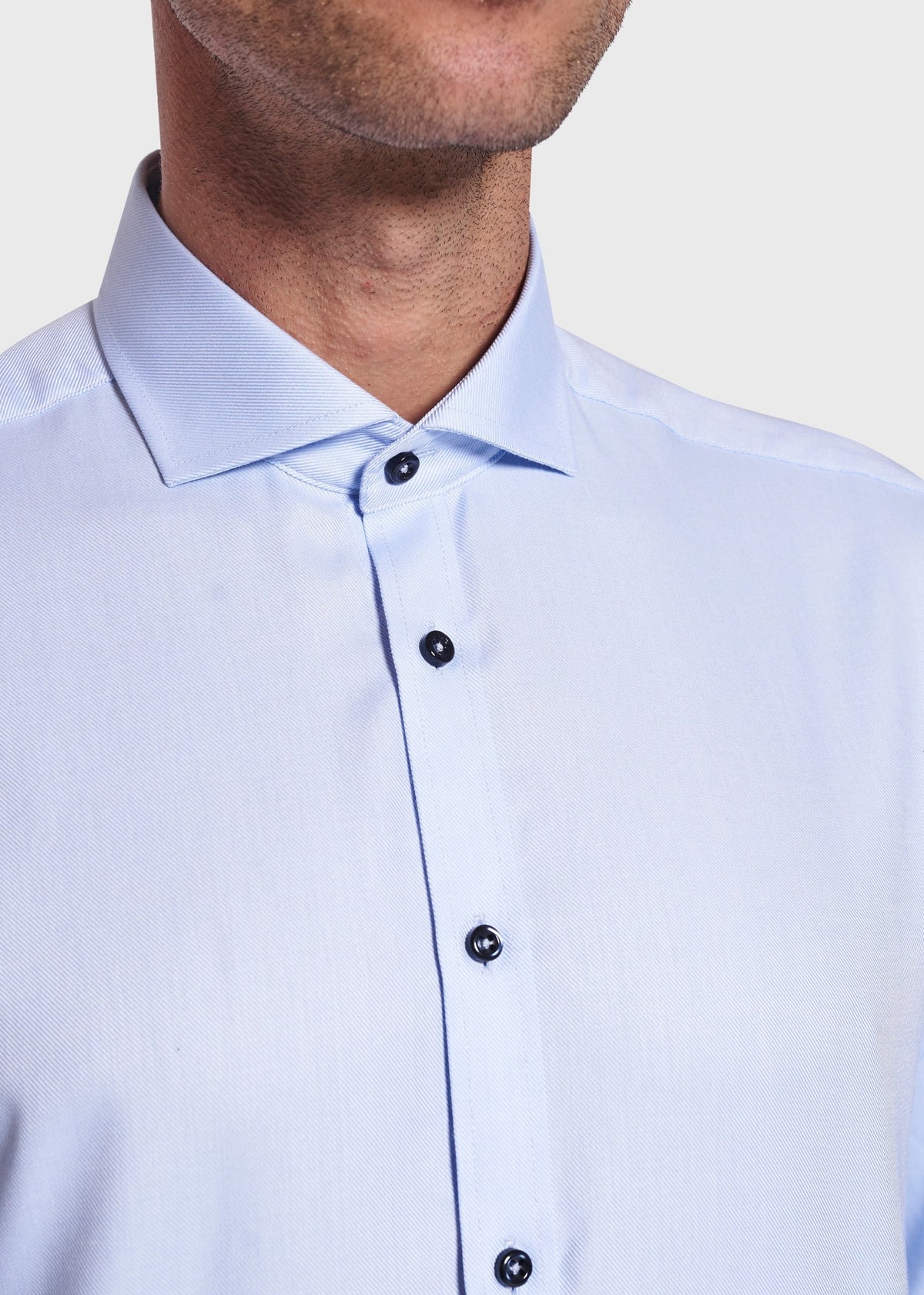 BS Huber Slim Fit Shirt - Light Blue