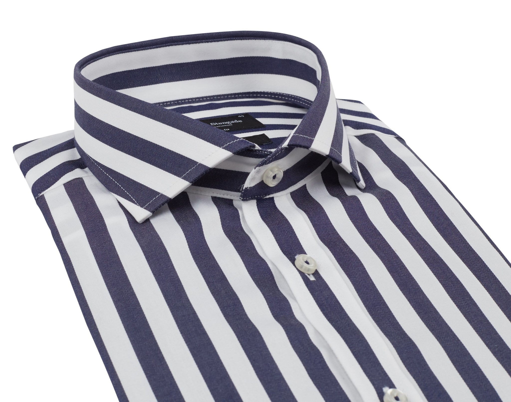 BS Jadon Modern Fit Skjorta - Marinblå