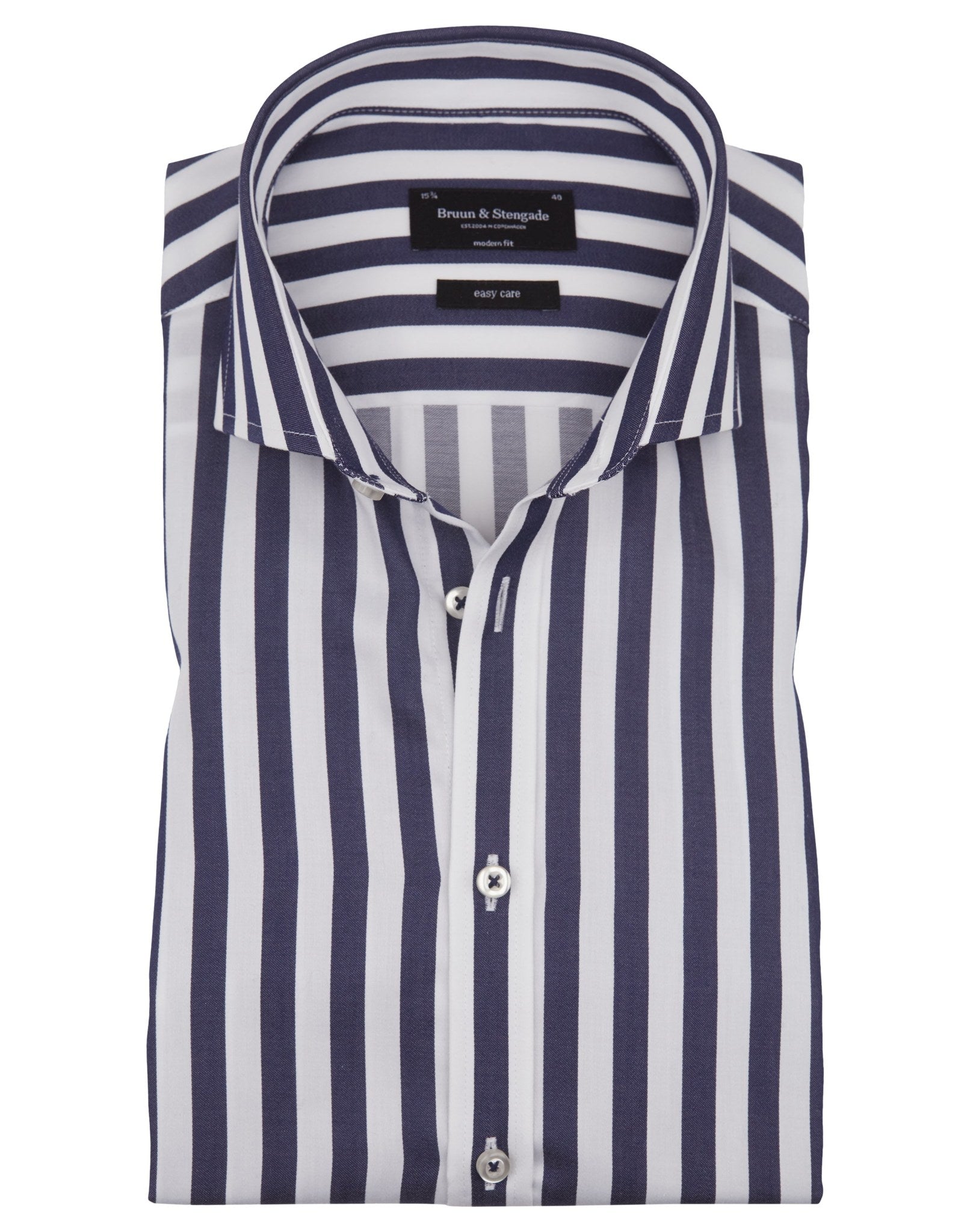 BS Jadon Modern Fit Skjorta - Marinblå