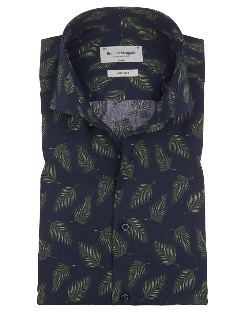 BS Jimmy Slim Fit Skjorte - Navy