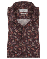 BS Juice Slim Fit Skjorte - Bordeaux
