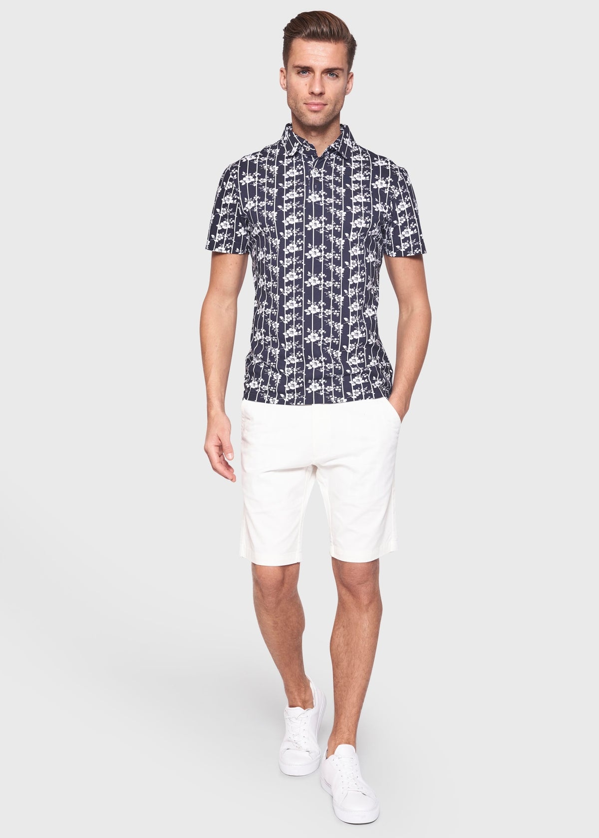 BS Kannan Regular Fit Polo - Navy