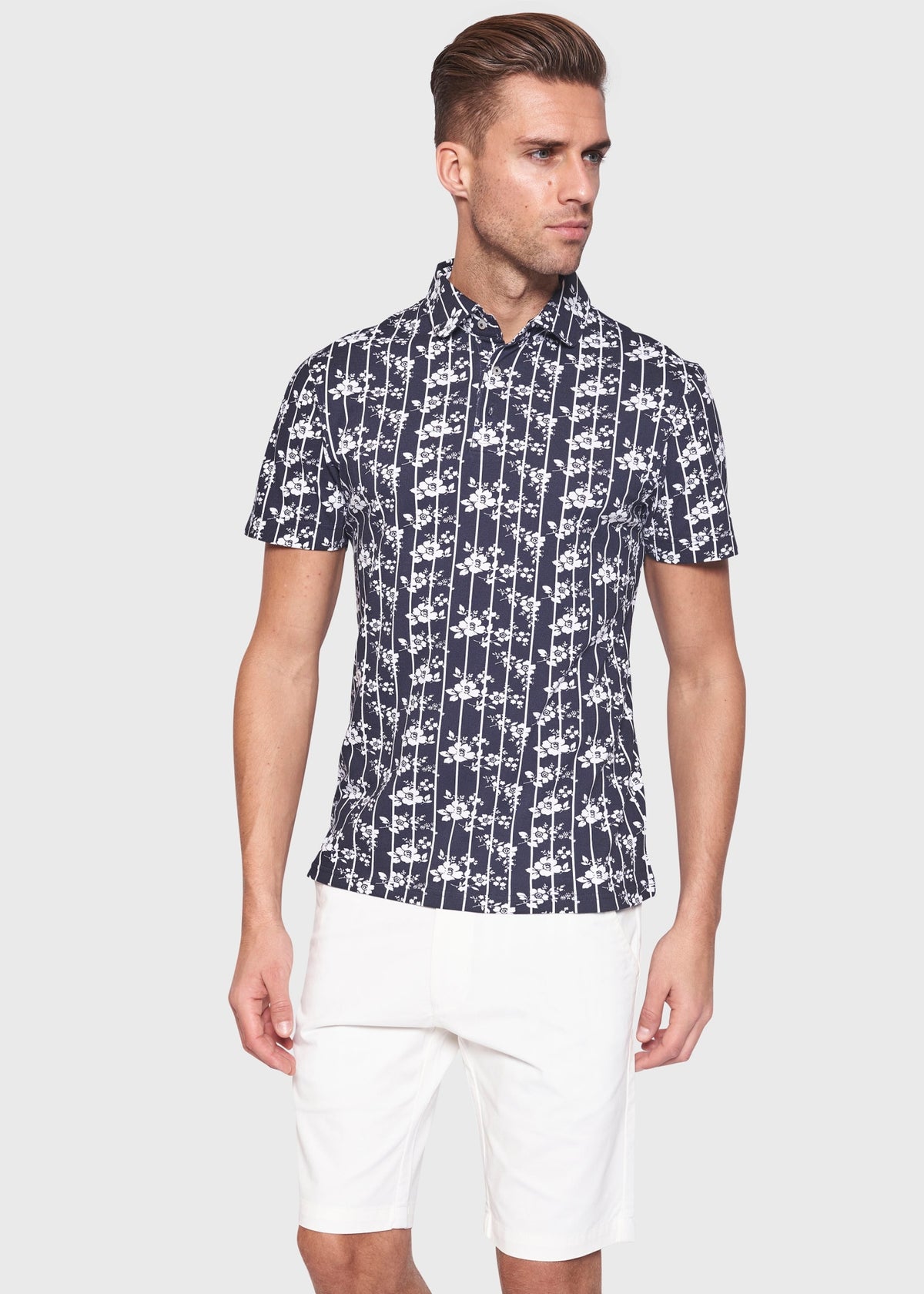 BS Kannan Regular Fit Polo - Navy