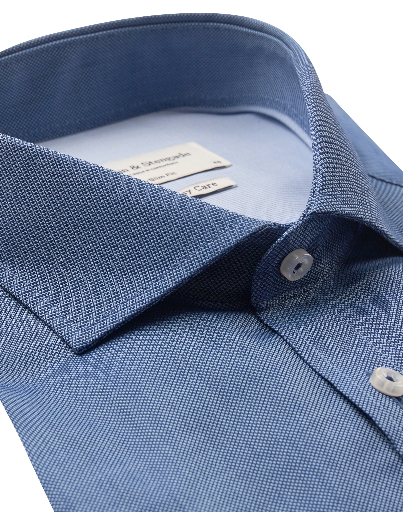 BS Klinsmann Slim Fit Skjorta - Blå