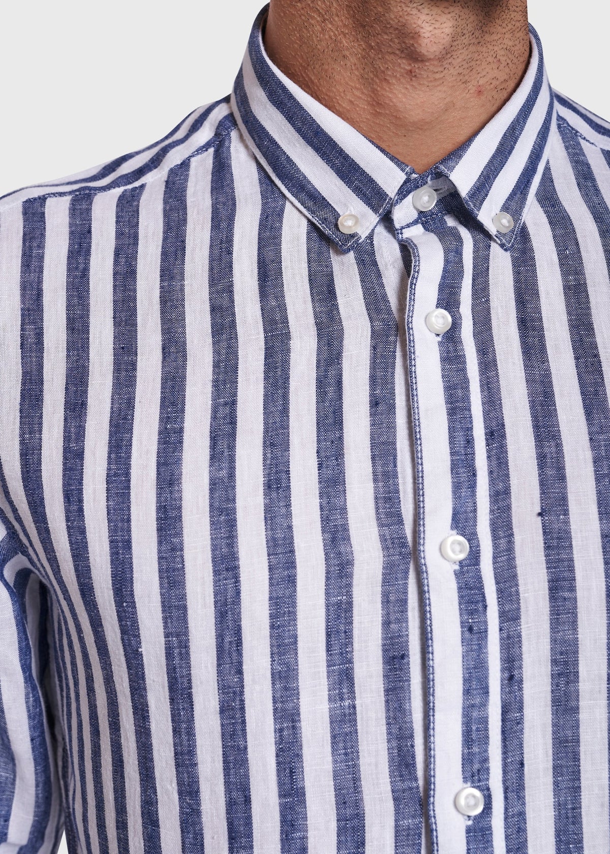 BS Kumamoto Slim Fit Shirt - Navy