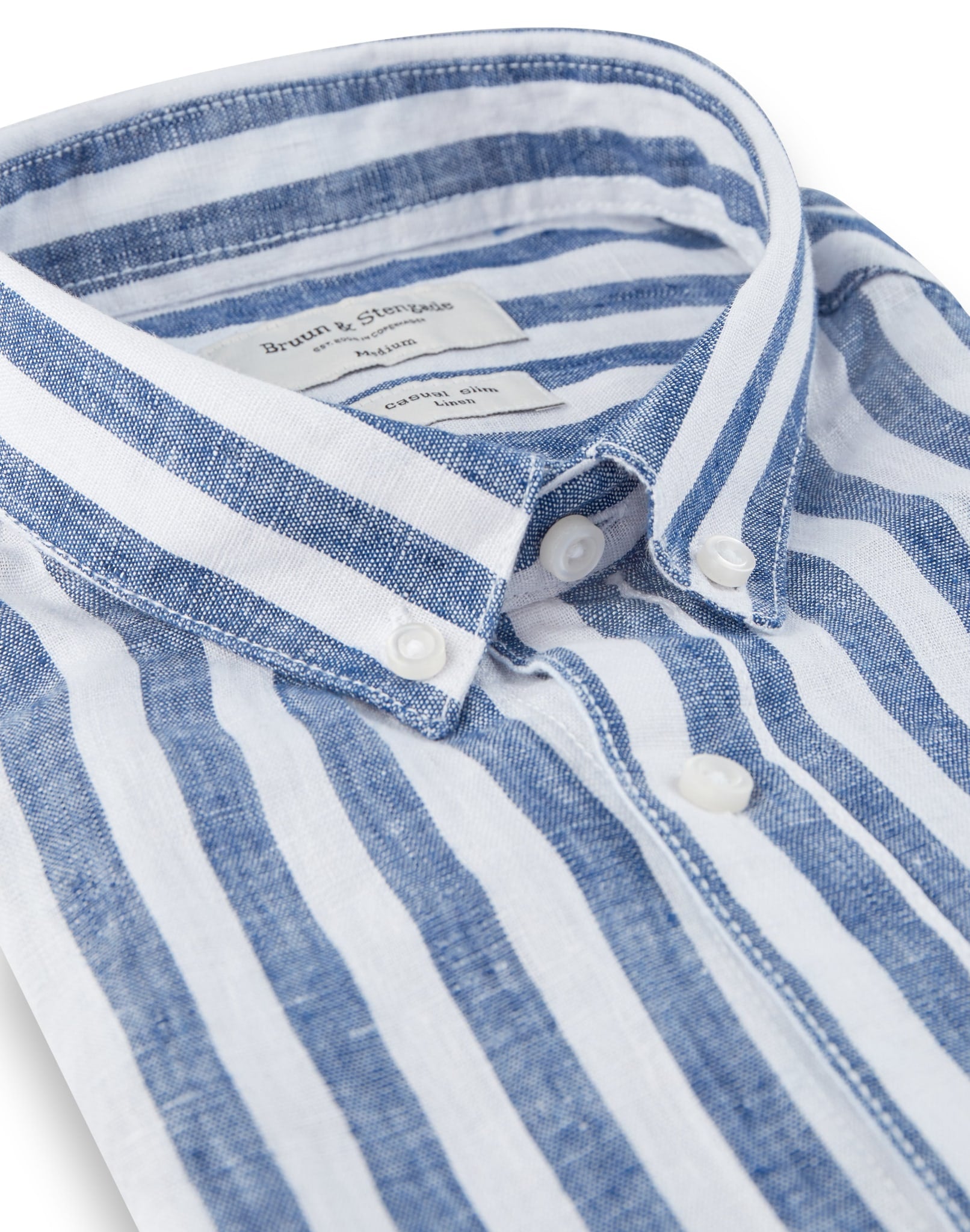 BS Kumamoto Slim Fit Skjorta - Navy