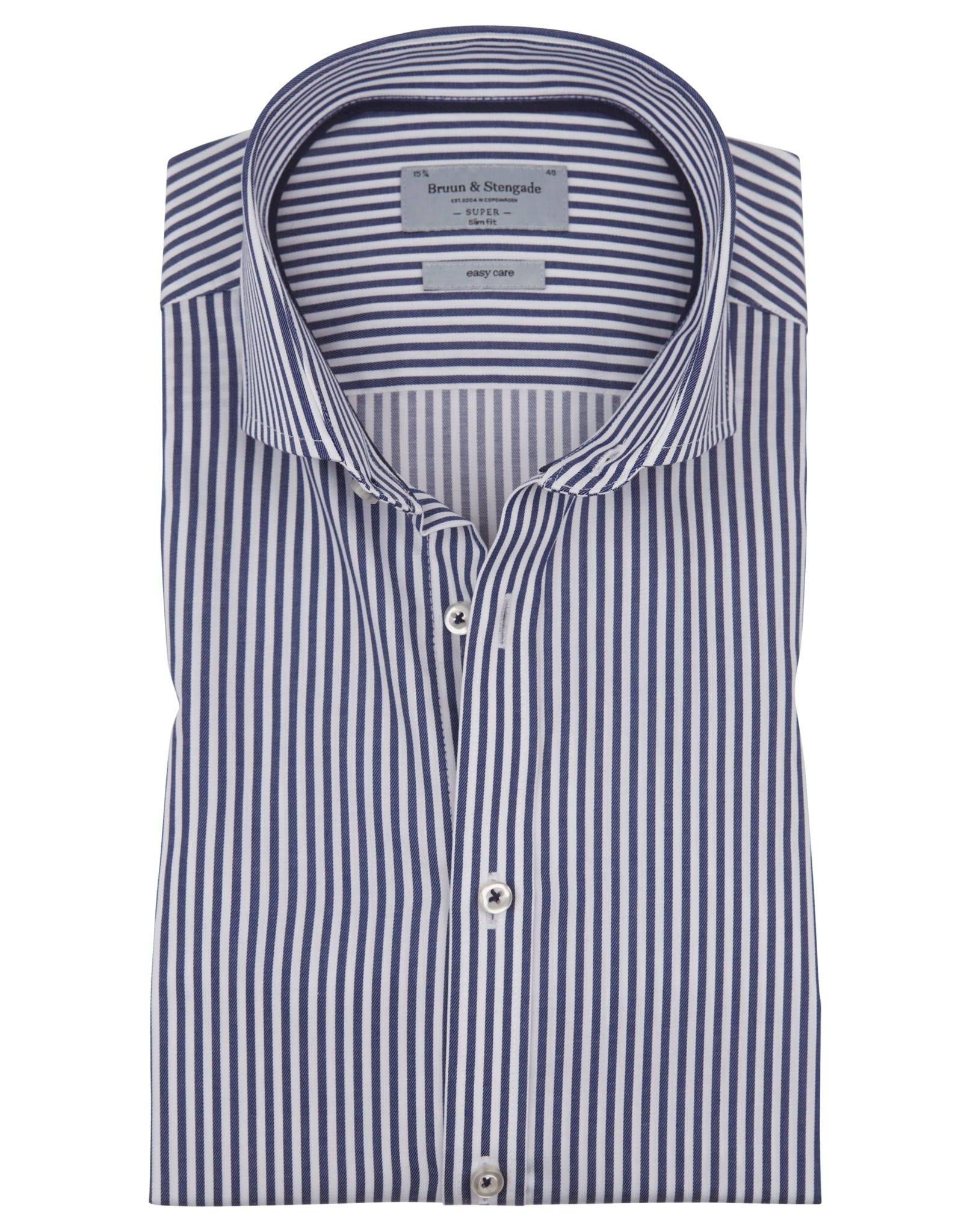 BS Kurt Super Slim Fit Skjorte - Blue
