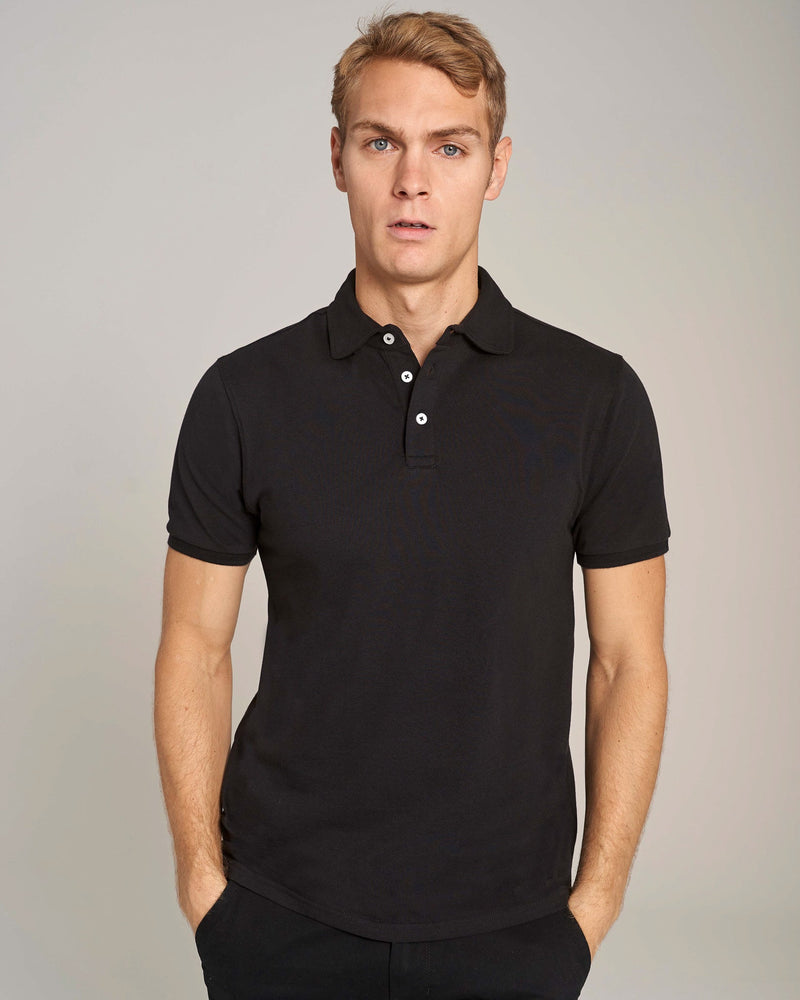 BS Lanai Regular Fit Polo - Black