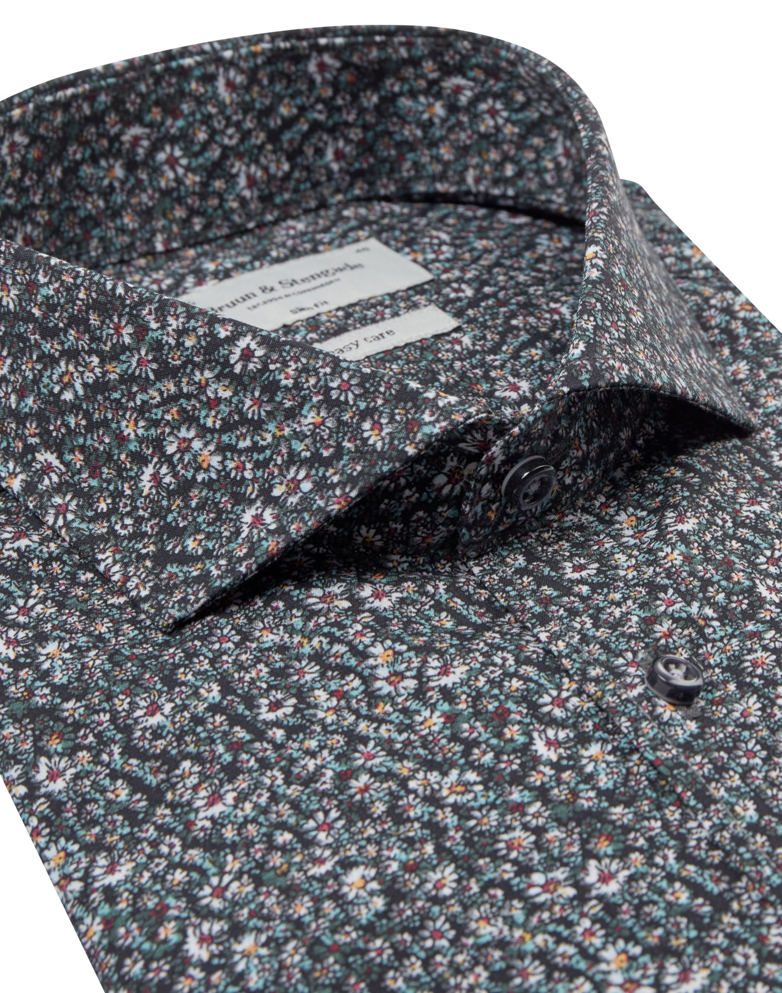 BS Lorenzo Slim Fit Skjorte - Dark Green