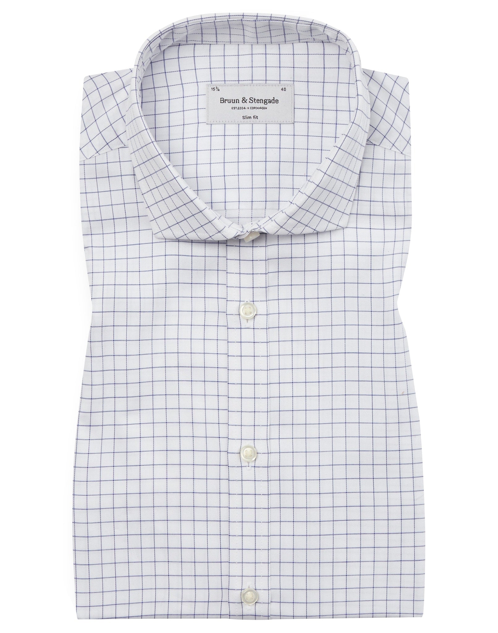 BS Maple Slim Fit Skjorte - White