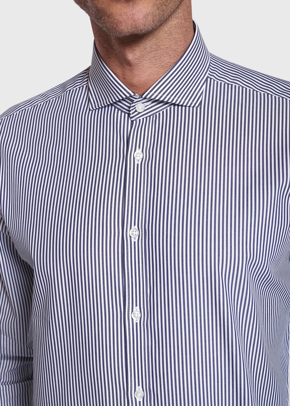 BS Matthew Slim Fit Skjorta Mörkblå - Dark Blue