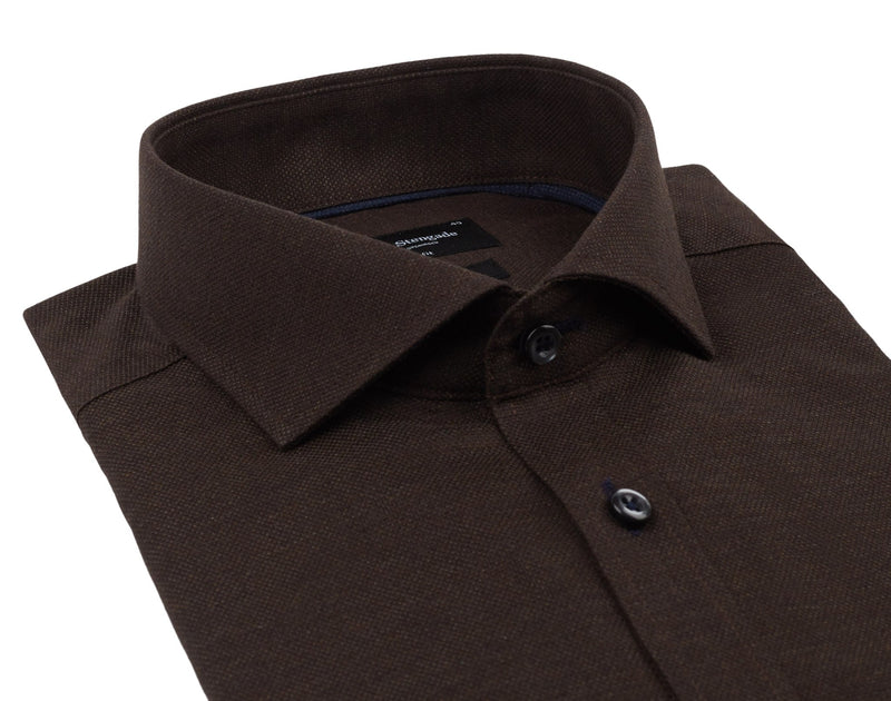 BS Militao Modern Fit Skjorte - Brown