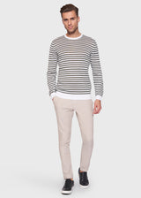 BS Mogensen Regular Fit Strik - Green/White