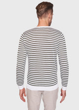 BS Mogensen Regular Fit Strik - Green/White