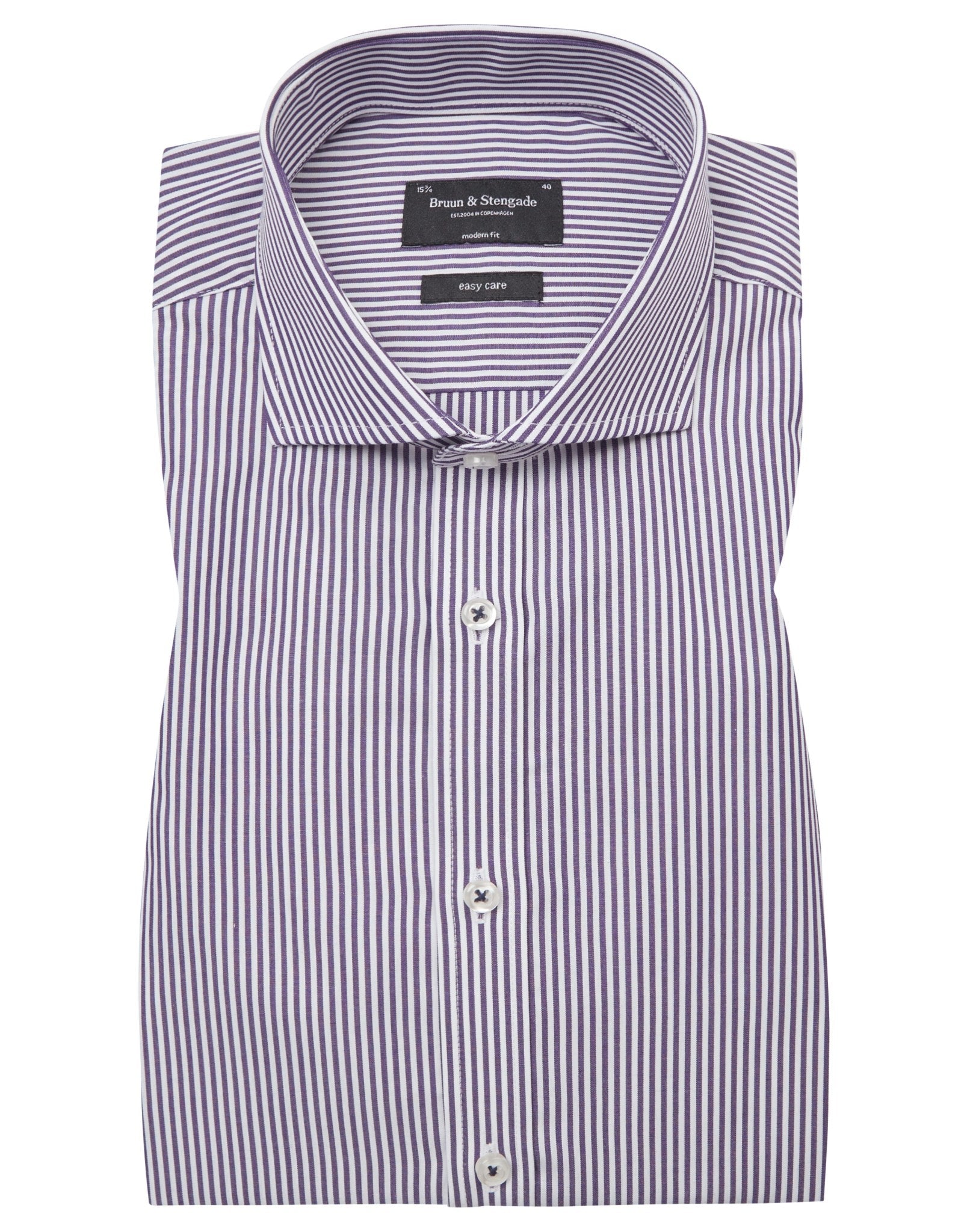BS Moussa Modern Fit Skjorte - Purple