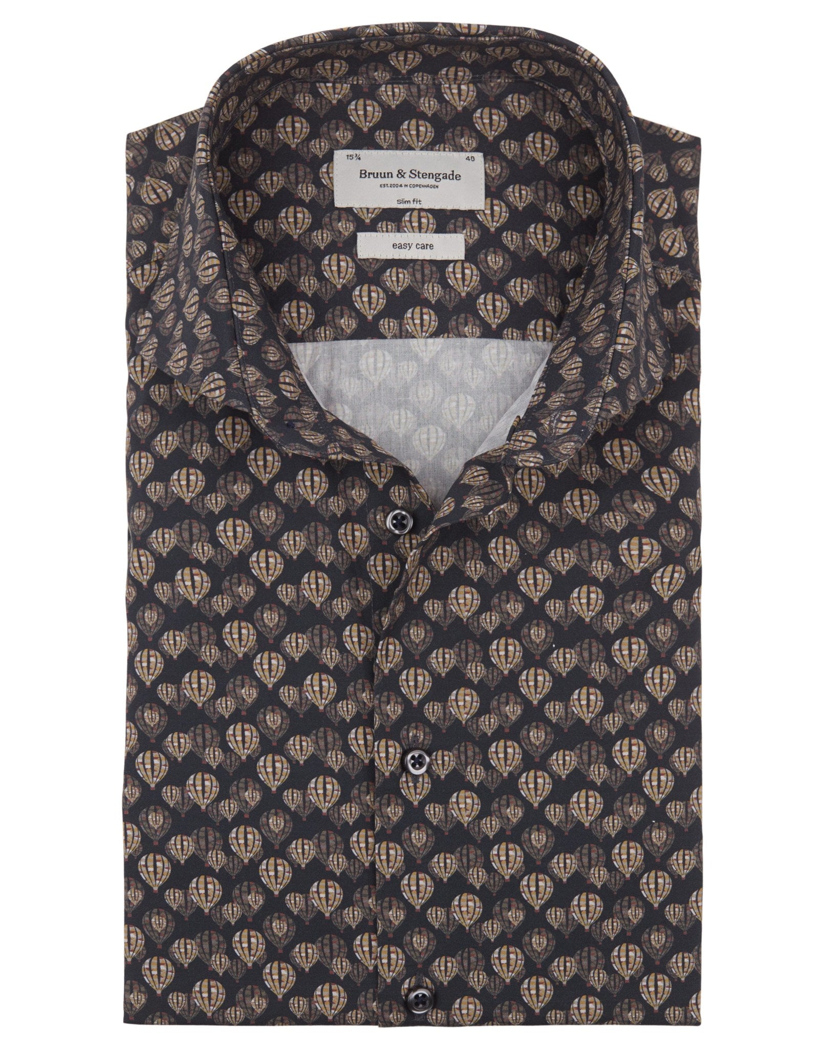 BS Munson Slim Fit Skjorta - Night