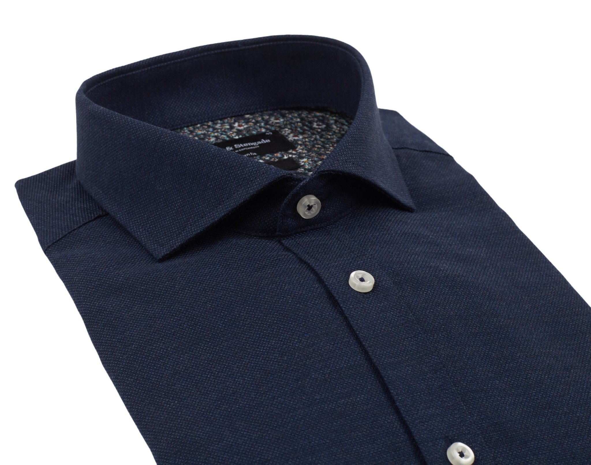 BS Nelson Modern Fit Skjorta - Marinblå