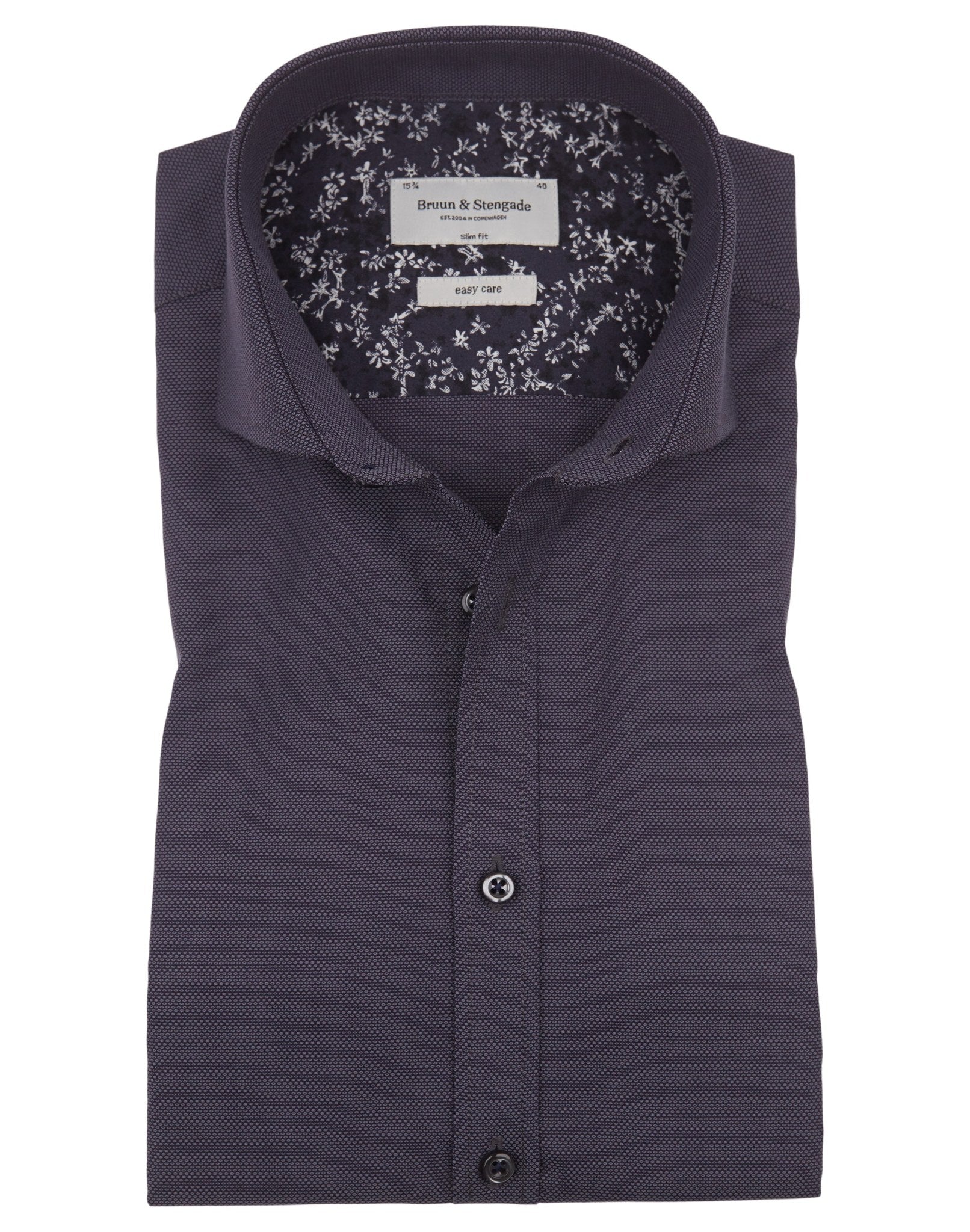 BS Opie Slim Fit Skjorta - Thunder