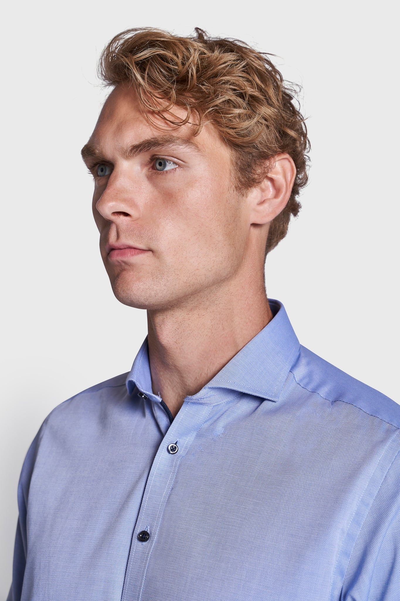 BS Origi Modern Fit Skjorte - Blue