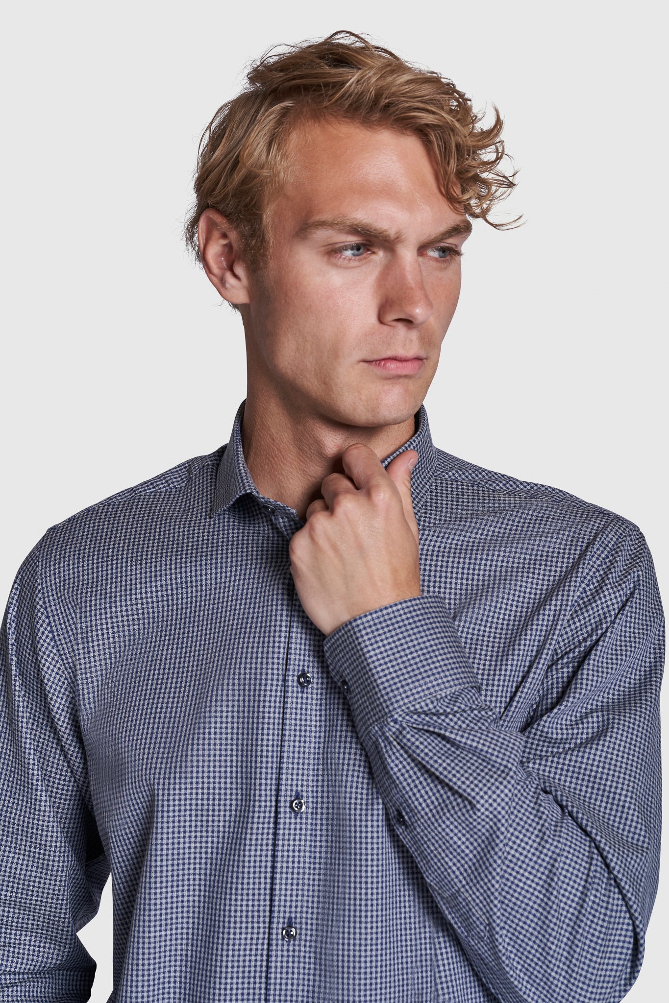 BS Oxblade Modern Fit Skjorte - Blue