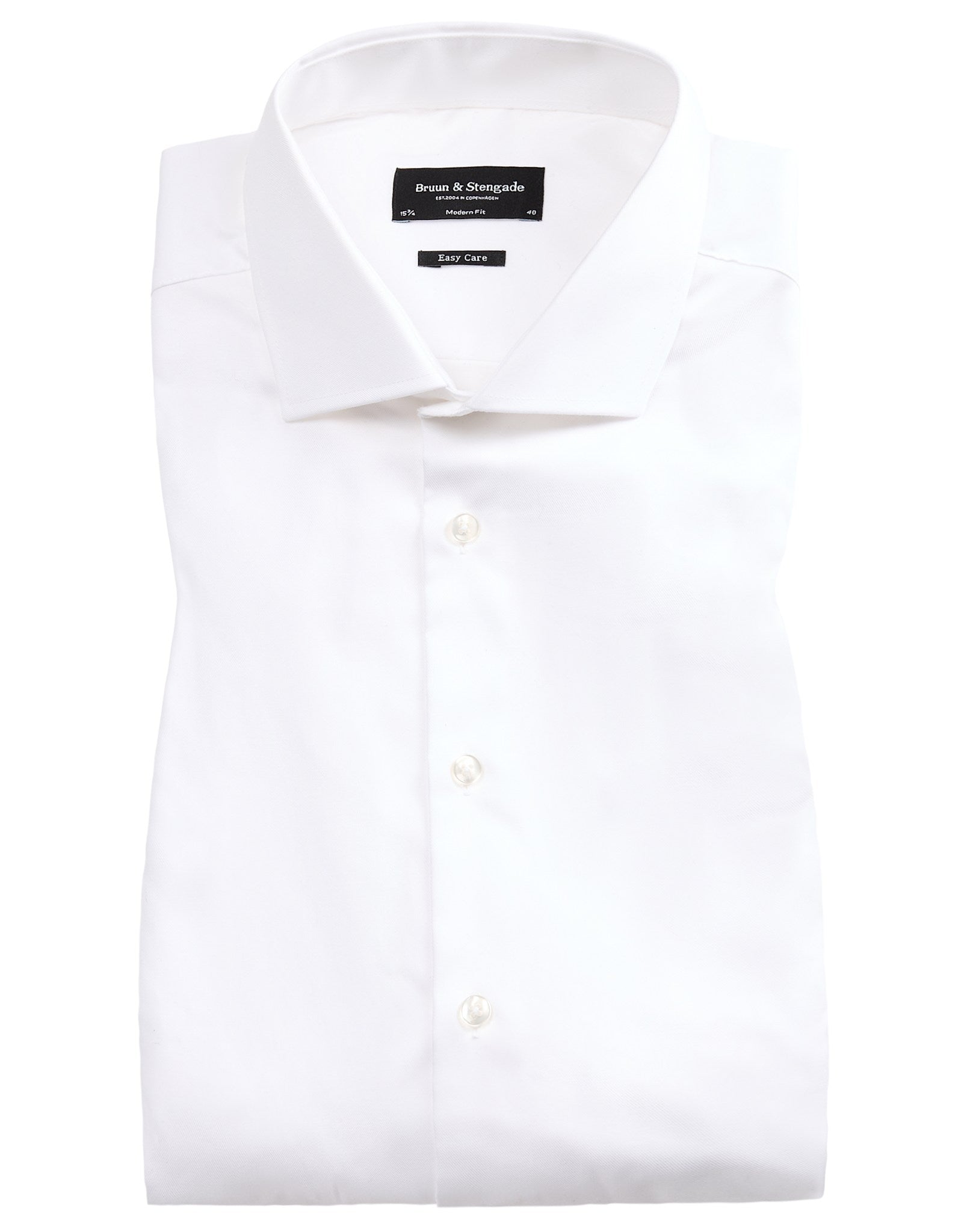 BS Leandro Modern Fit Skjorte - White