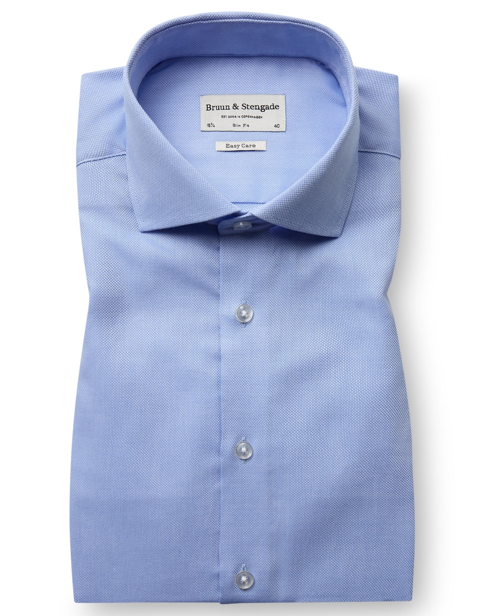 BS Zverev Slim Fit Skjorte - Light Blue