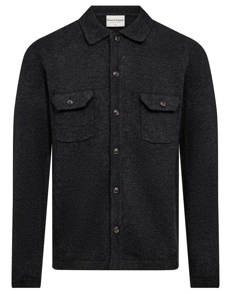 BS Nannak Regular Fit Strik - Charcoal