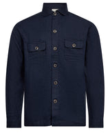BS Davide Regular Fit Overshirt - Navy