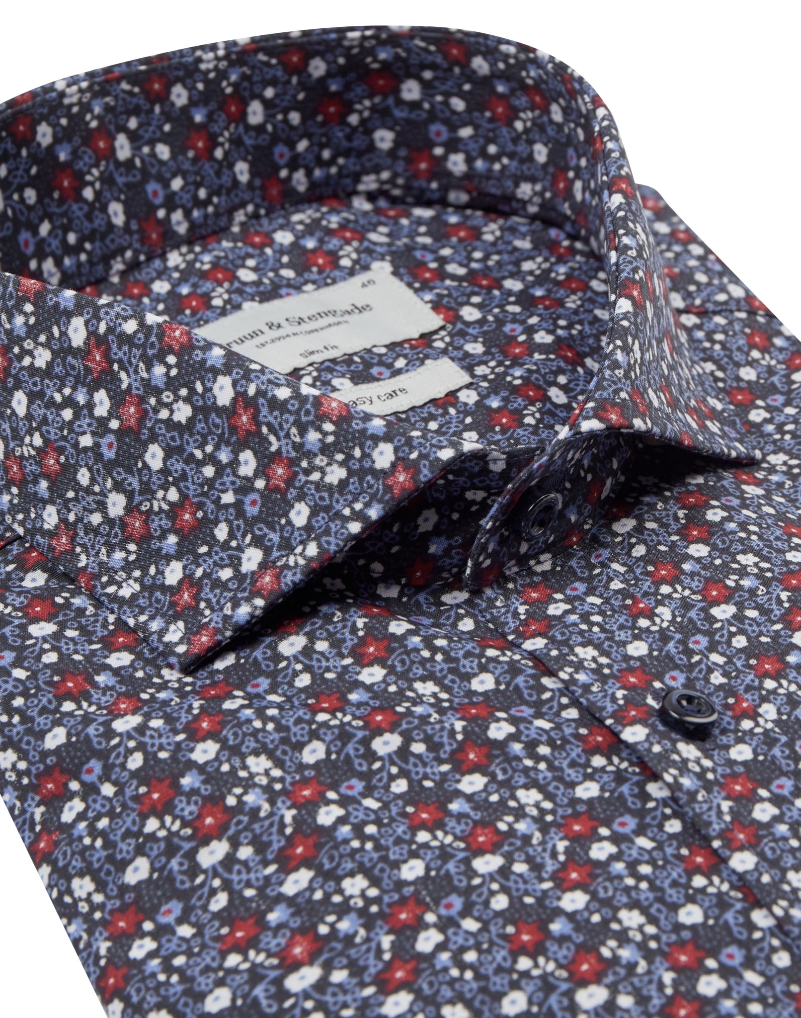 BS Pablo Slim Fit Skjorte - Thunder