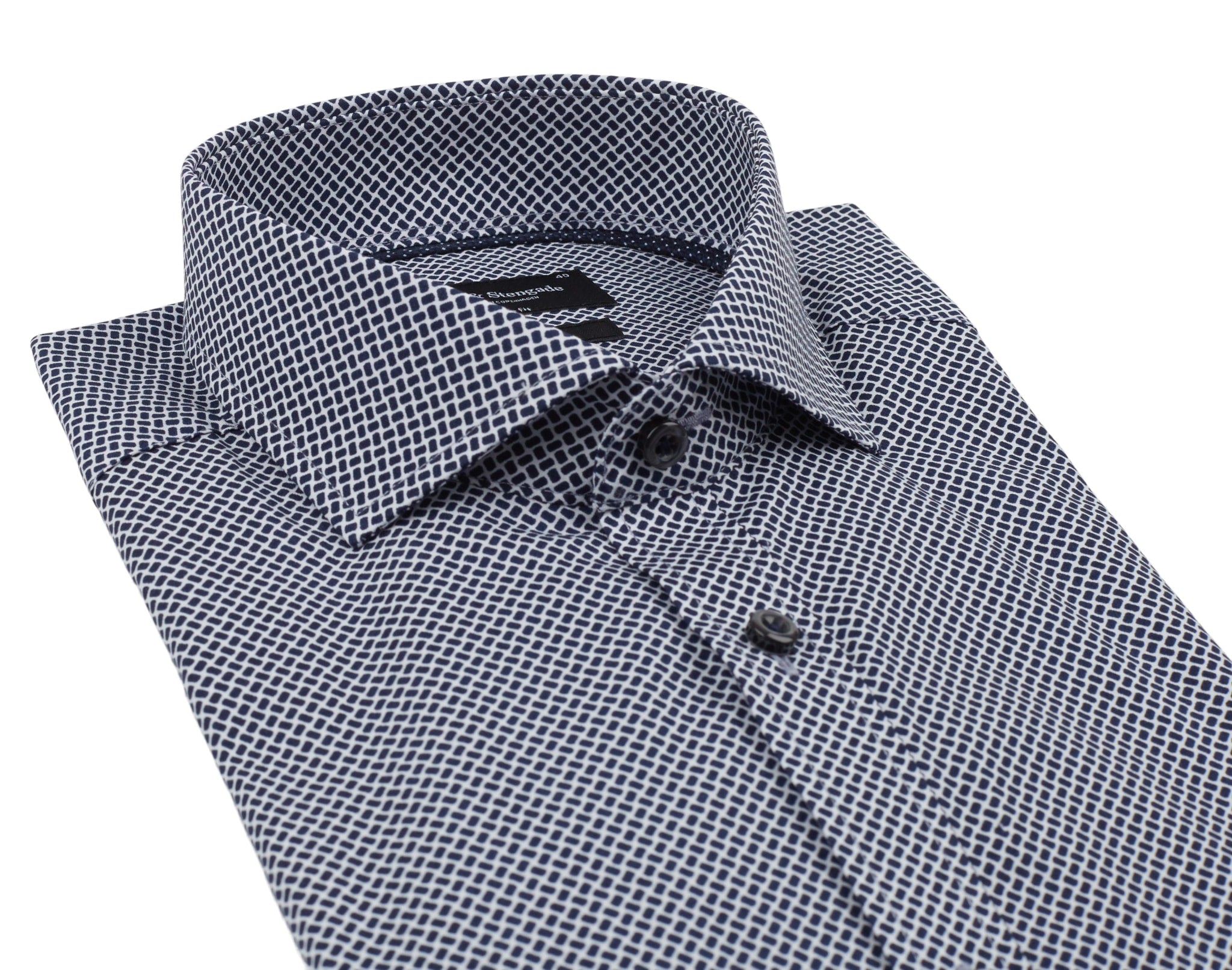 BS Pijk Modern Fit Skjorte - Navy