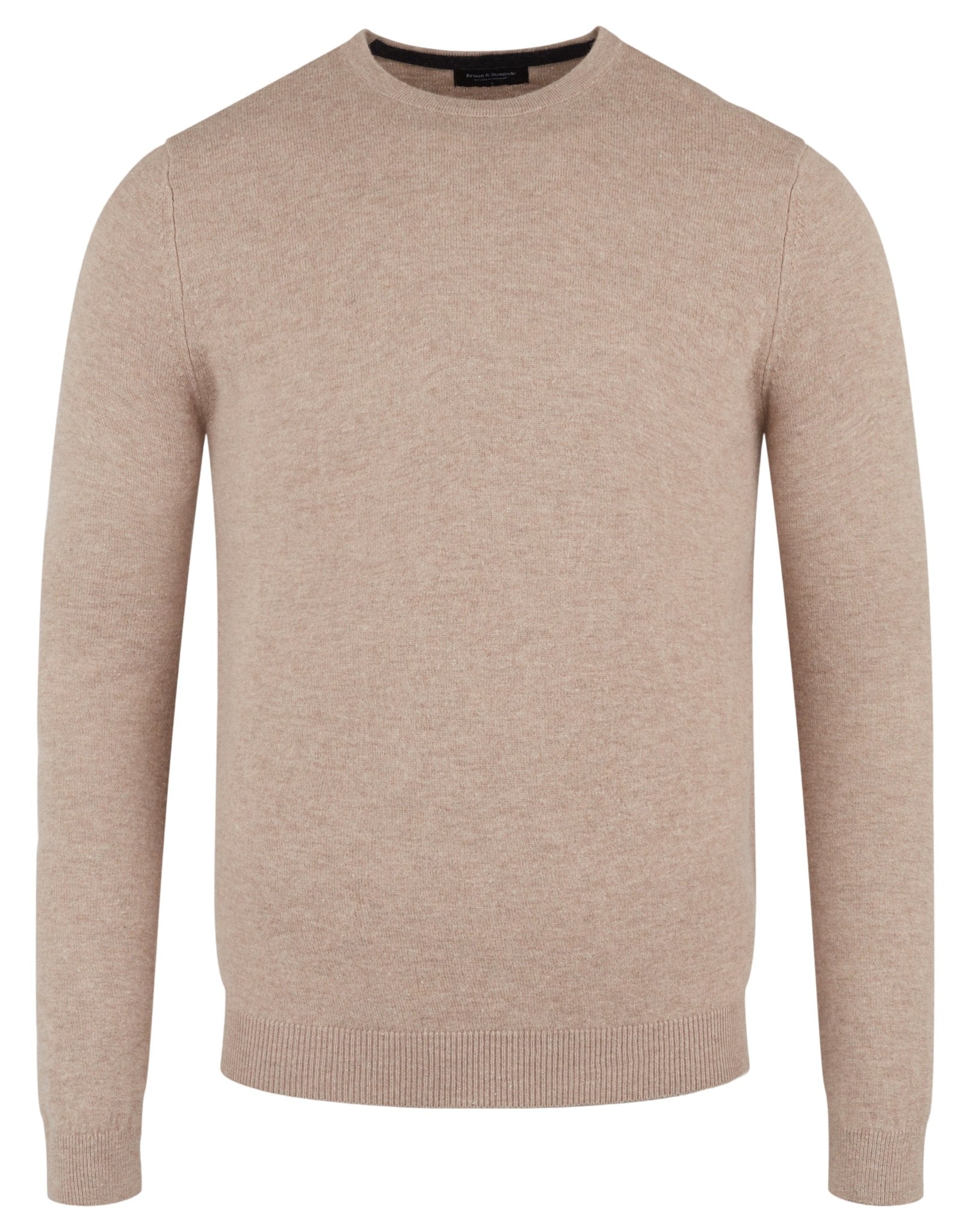 BS Ponte Regular Fit Stickad Tröja - Sand