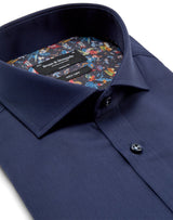BS Pukki Modern Fit Skjorte - Navy