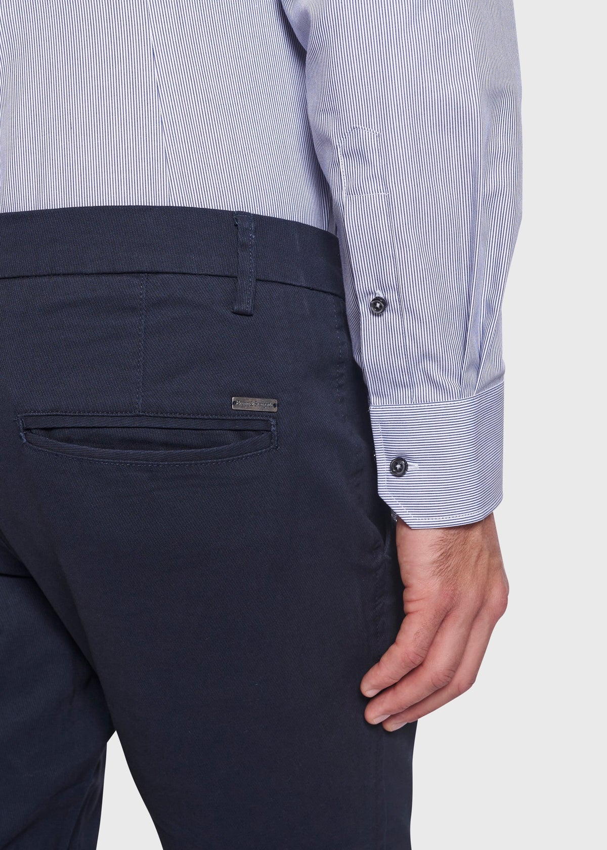 BS Ridley Slim Fit Skjorta Blue - Blue