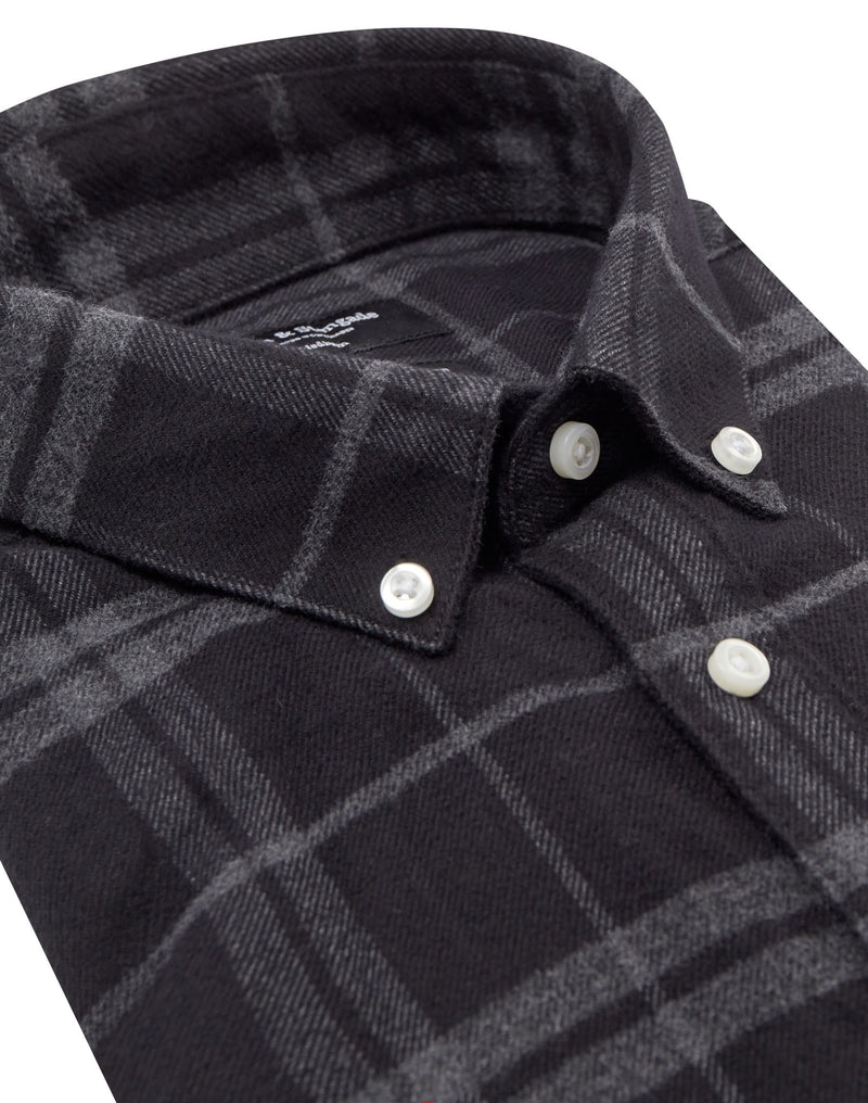 BS Sanneh Casual Modern Fit Skjorte - Black