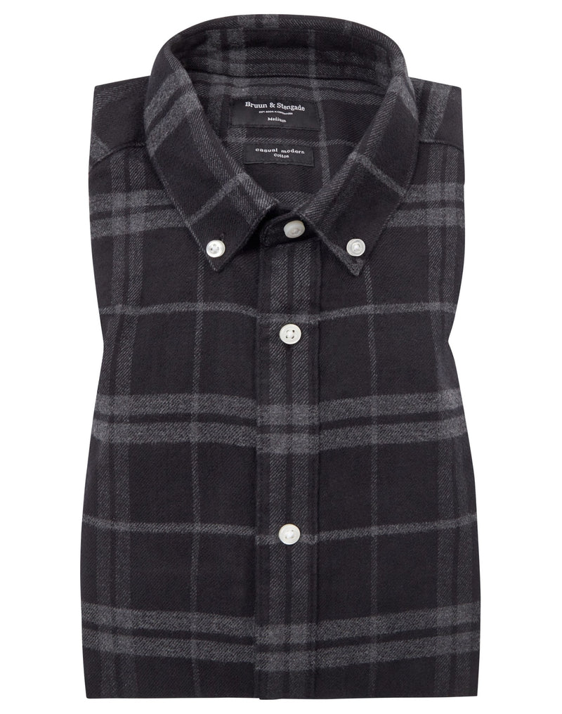 BS Sanneh Casual Modern Fit Skjorte - Black