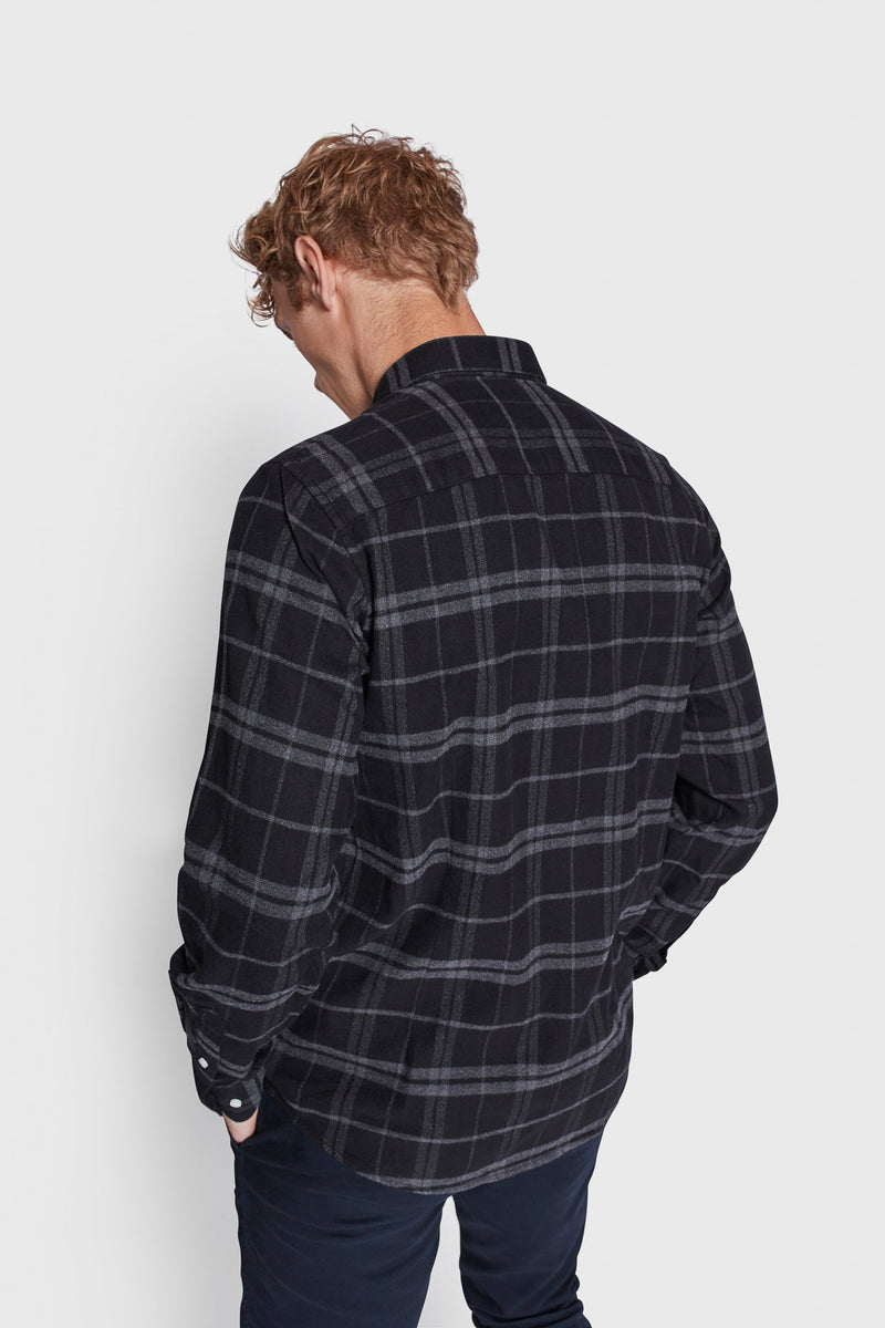 BS Sanneh Casual Modern Fit Skjorte - Black