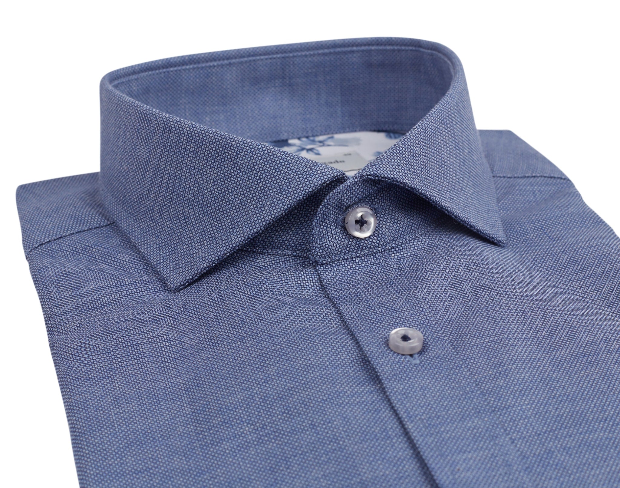 BS Schrader Slim Fit Skjorta - Mörkblå