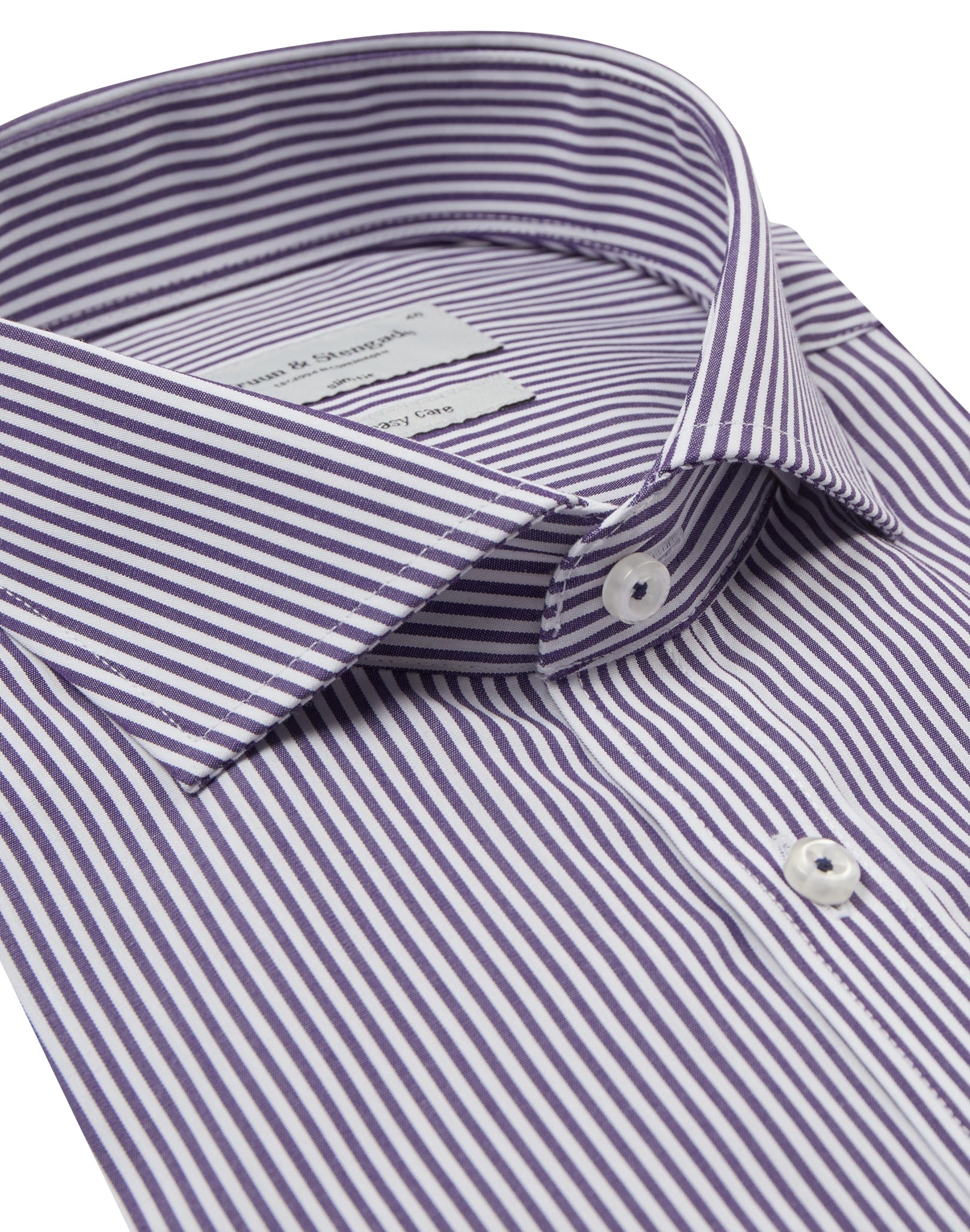 BS Serdar Slim Fit Skjorta - Lila