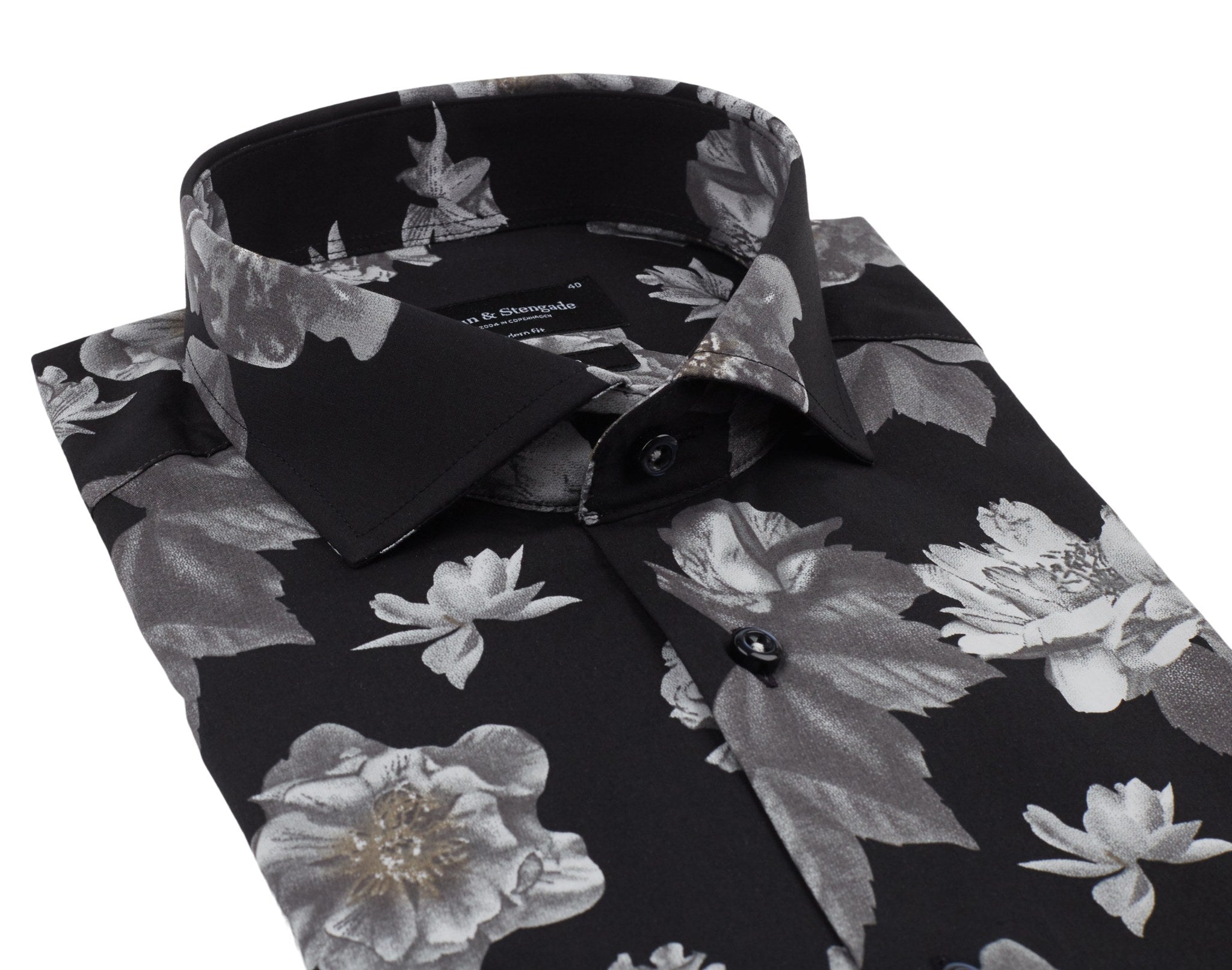 BS Son Modern Fit Skjorta - Black