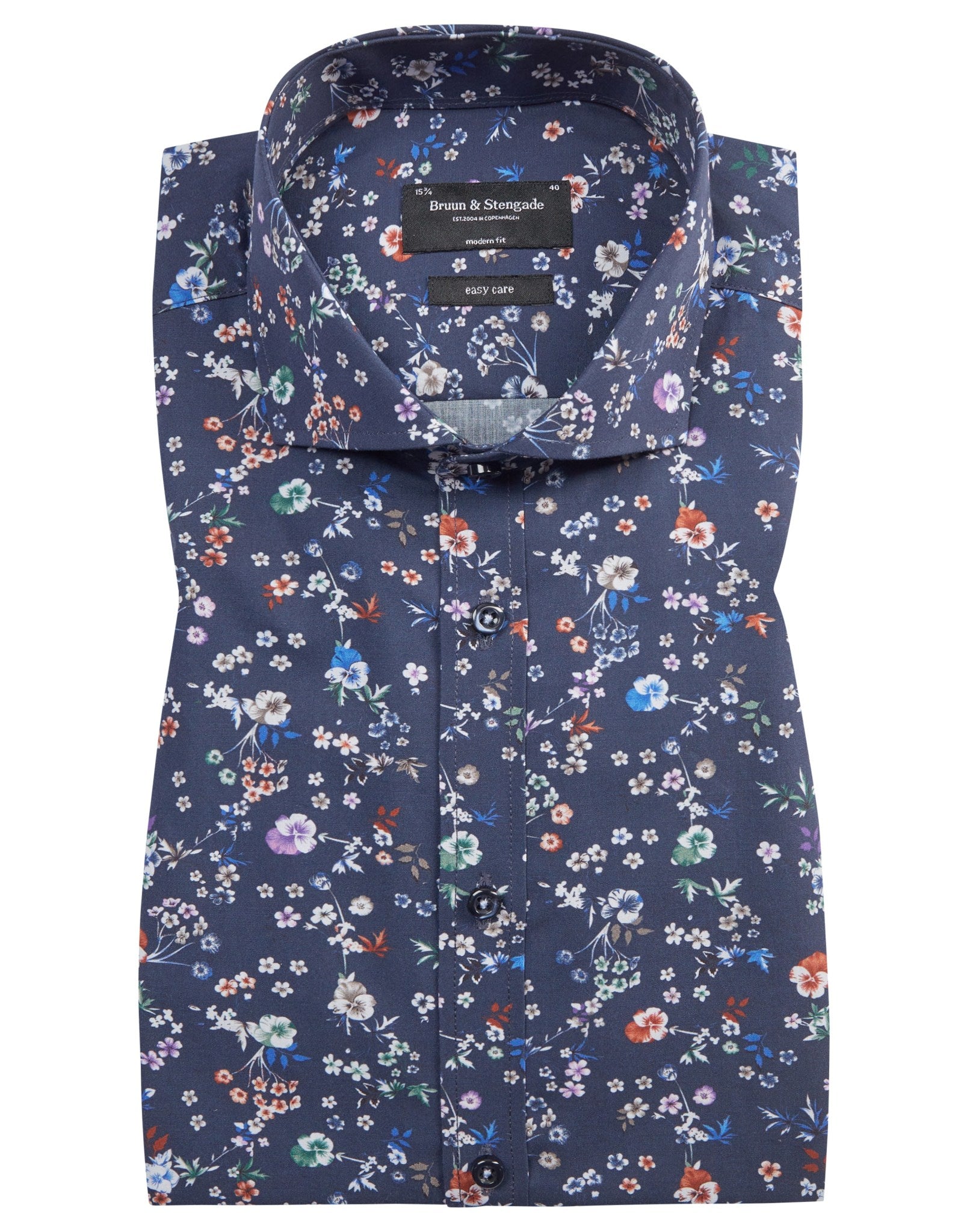 BS Sporar Modern Fit Skjorte - Navy