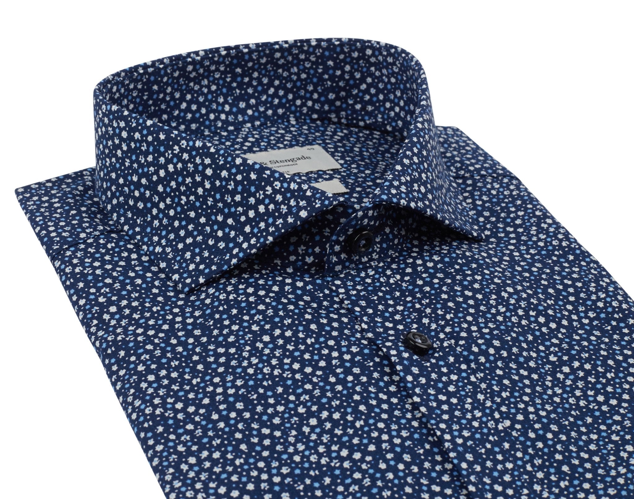 BS Tig Slim Fit Skjorte - Dark Blue