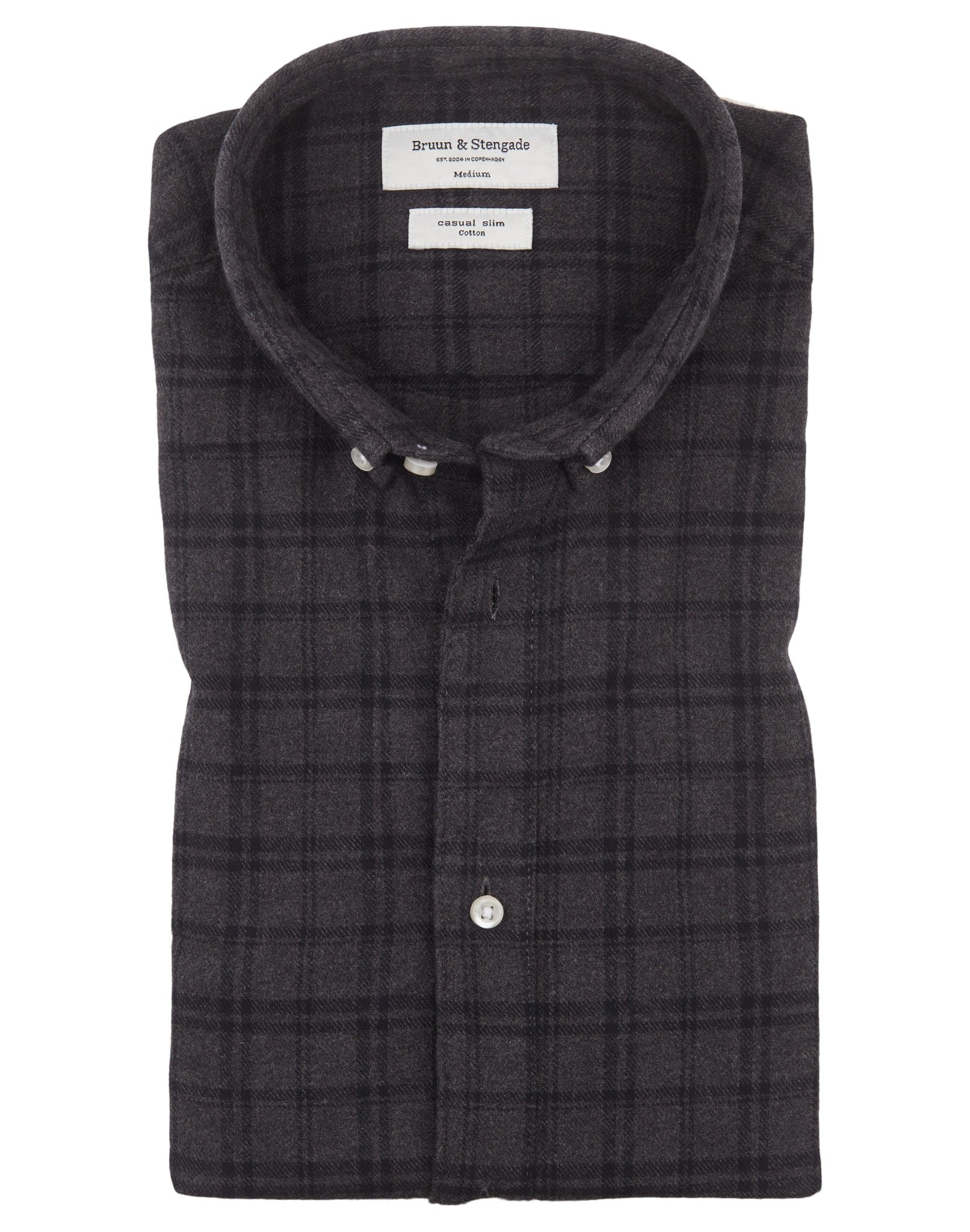 BS Tokyo Slim Fit Skjorte - Charcoal