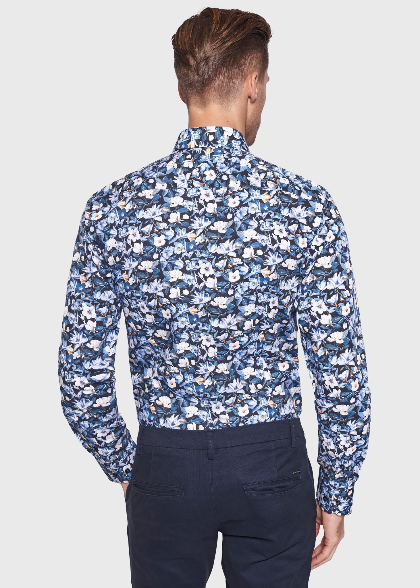 BS Vance Slim Fit Skjorte - Blue