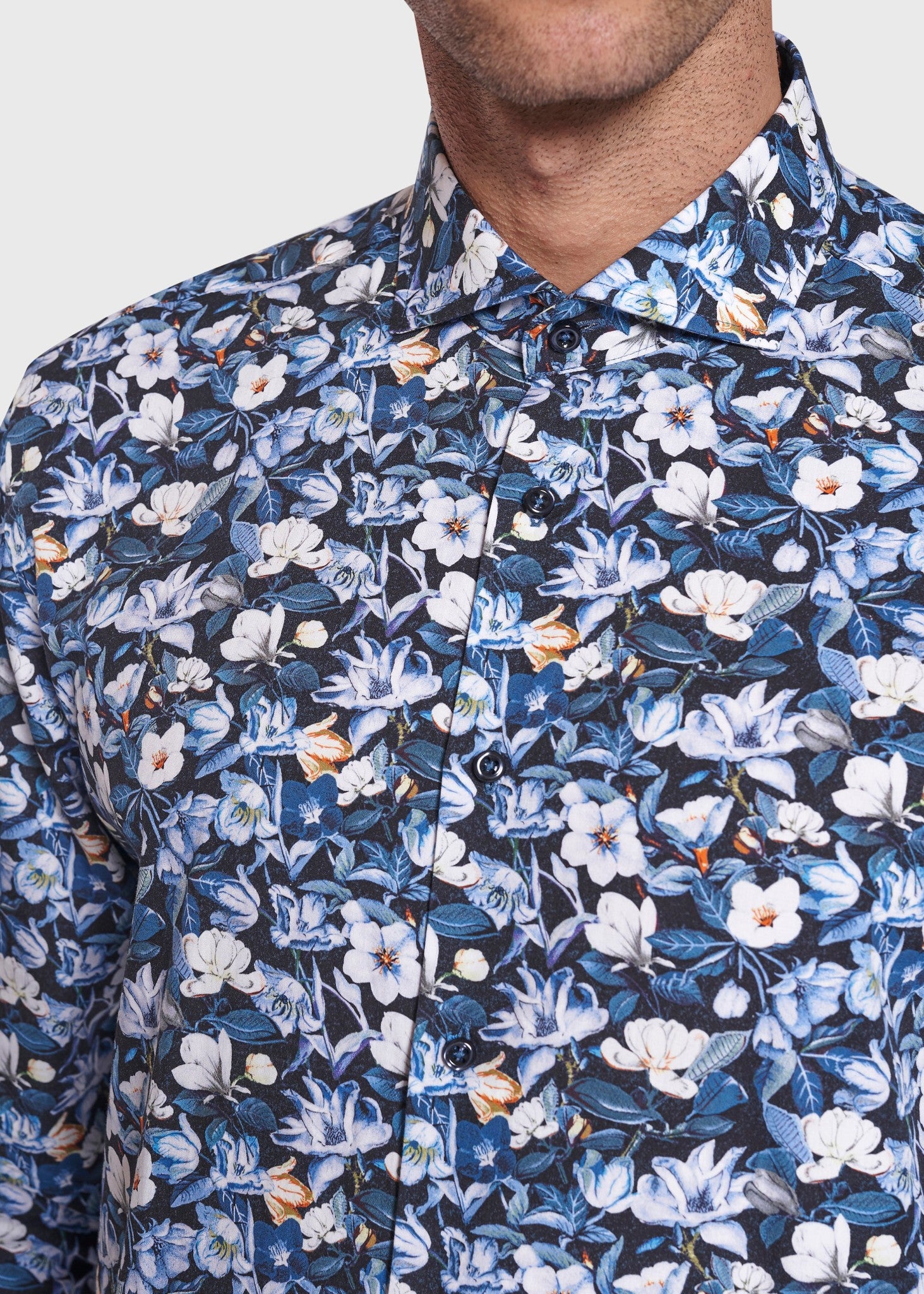 BS Vance Slim Fit Skjorte - Blue