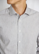 BS Gerrit Modern Fit Skjorte - Green/White