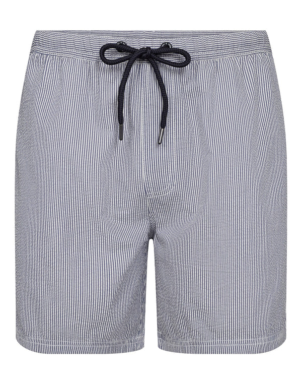 BS Bahia Regular Fit Badeshorts - Blue/White