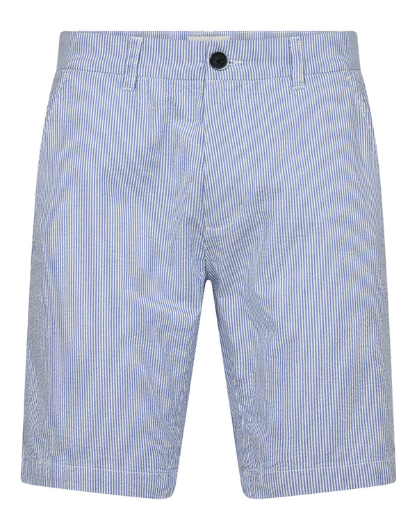 BS Ferit Regular Fit Shorts - Blue/White