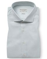 BS Ignacio Slim Fit Skjorte - Light Green/White